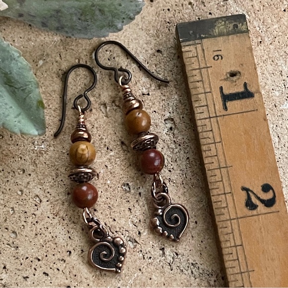 ARTISAN Earrings - “Little Amore” Dangles - Picture 7 of 9